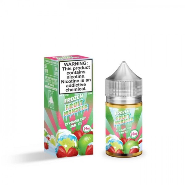 Frozen Fruit Monster Salt Strawberry Lime Ice eJuice