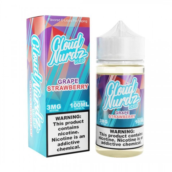 Cloud Nurdz Iced Grape Strawberry eJuice