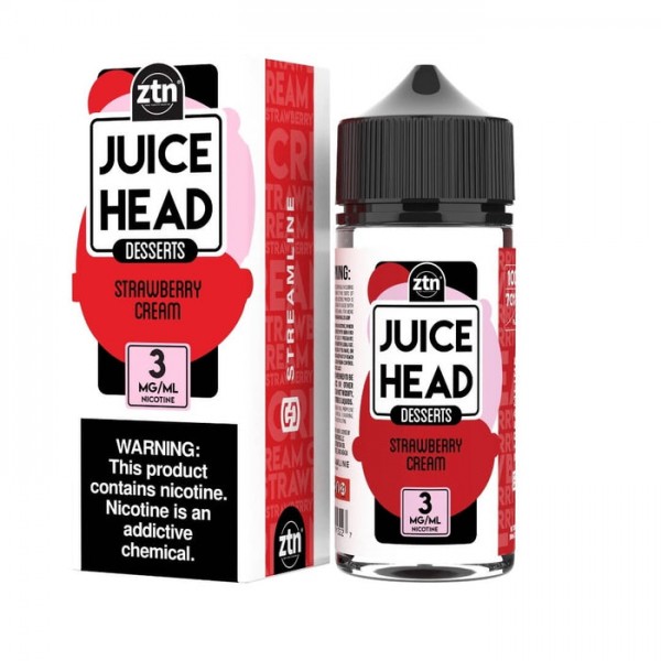 Juice Head Desserts Strawberry Cream eJuice