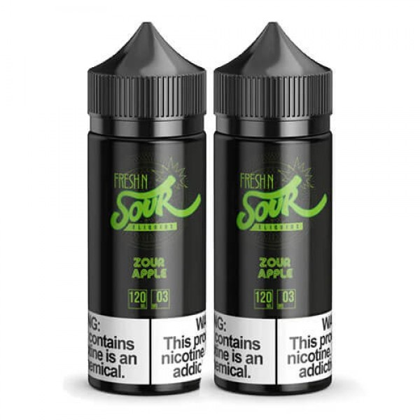 Fresh N Sour Zour Apple 2 Bottle Bundle