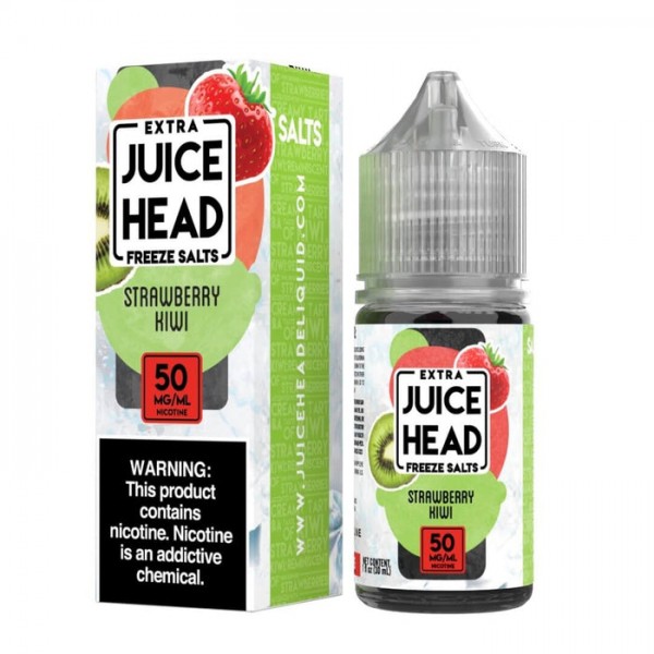 Juice Head Freeze Salt Strawberry Kiwi eJuice