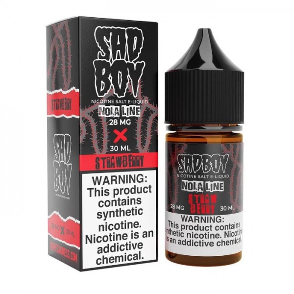 Sadboy Salt Nola Line Strawberry eJuice