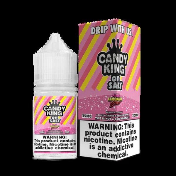 Candy King on Salt Pink Lemonade Strips eJuice