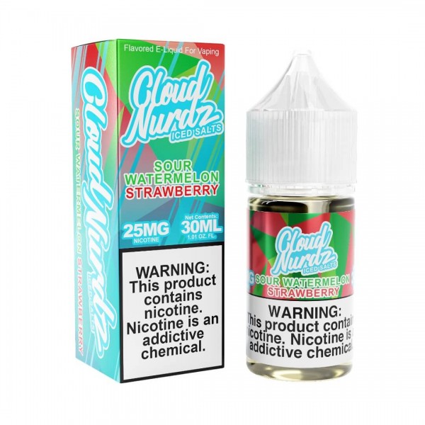 Cloud Nurdz Iced Salts Sour Watermelon Strawberry ...