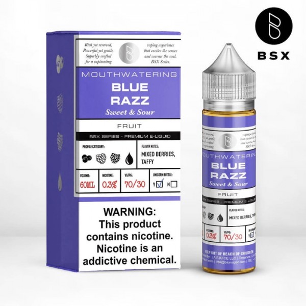 Glas BSX Blue Razz eJuice