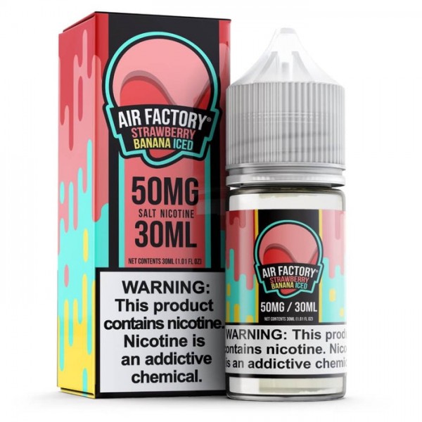 Air Factory Salt Strawberry Banana Iced eJuice