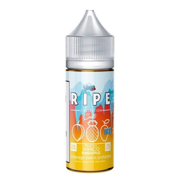 Ripe Collection Ice Salts Peachy Mango Pineapple eJuice