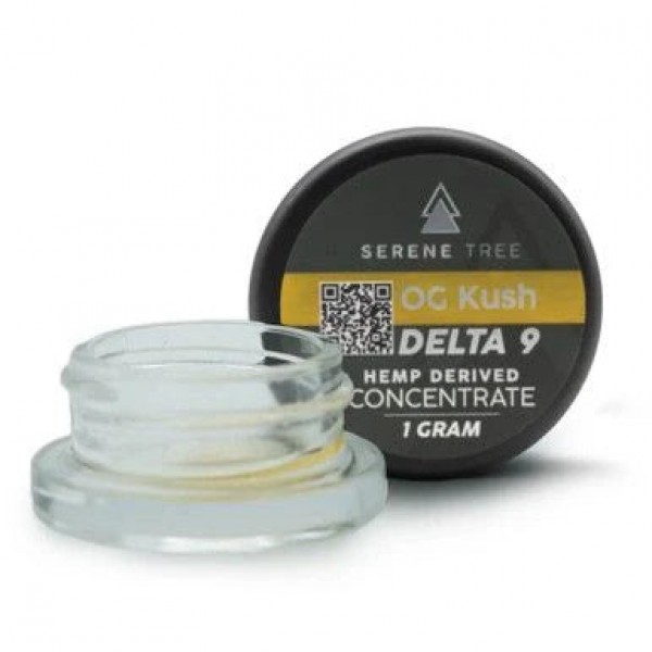 Serene Tree Hemp Derived Delta 9 Wax Concentrate 1g