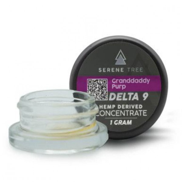 Serene Tree Hemp Derived Delta 9 Wax Concentrate 1g