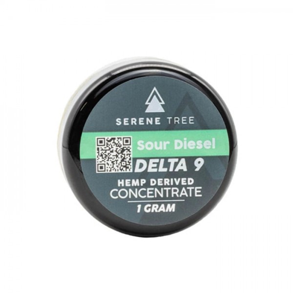 Serene Tree Hemp Derived Delta 9 Wax Concentrate 1g